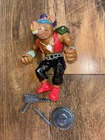 Vintage TMNT 1988 BEBOP Action Figure COMPLETE LOOSE Accessories Playmates