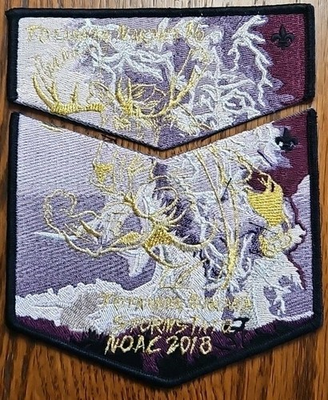 #ad Totanhan Nakaha OA 16 Northern Star Beautiful Gold Mylar Moose NOAC 2018 2 Patch $24.29