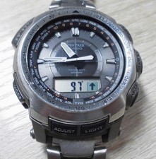 Casio Pro Trek PRW 5100T Analog Digital Watch...