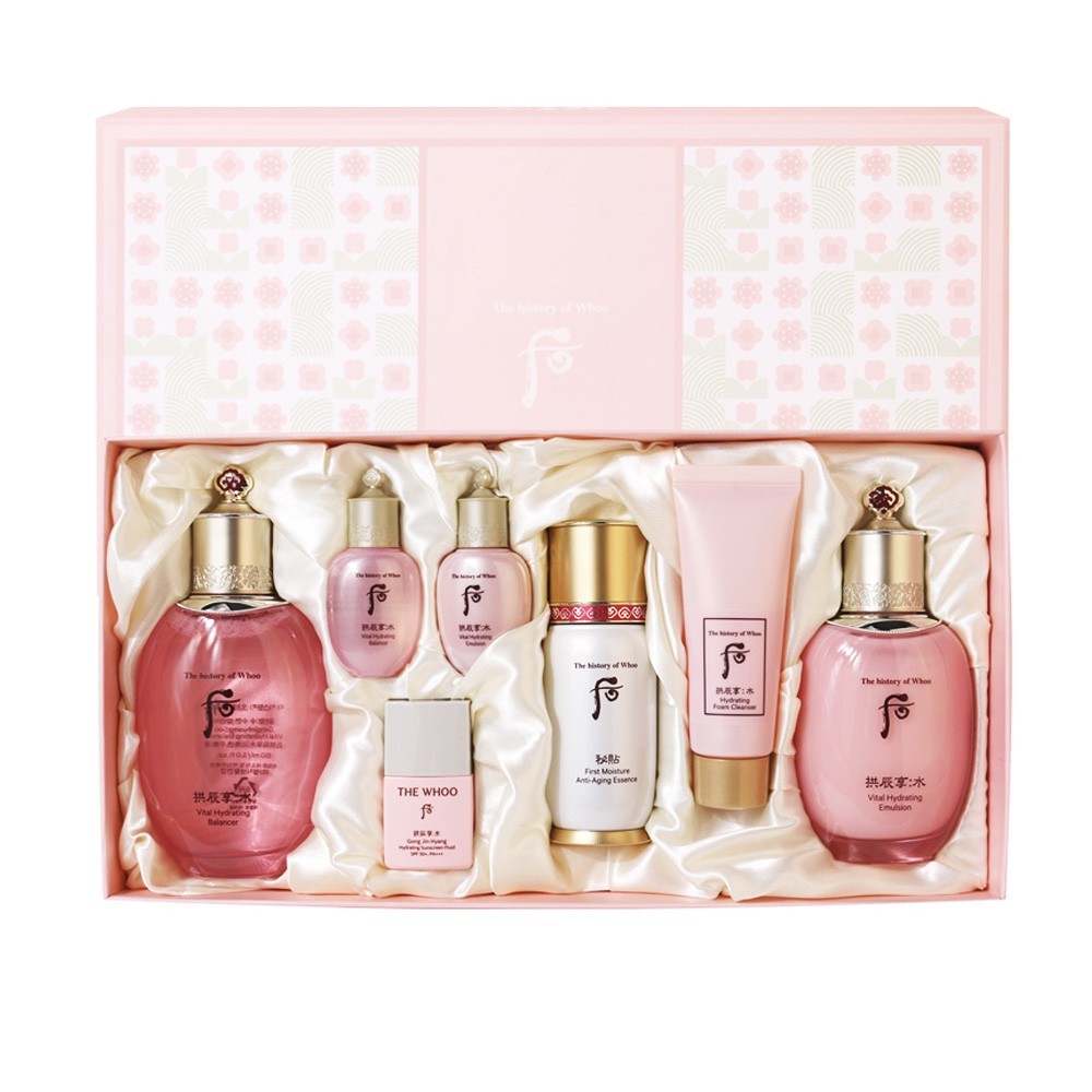 A História Da WHOO] Gongjinhyang Soo Vital Hydrating Sun Fluid 1ml (sample Travel Size) Spf50 Pa Protetor Solar Proteção Uv Coréia The I.593707823 - Foto 7