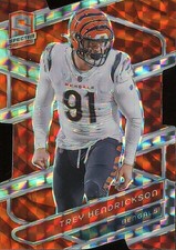 Trey Hendrickson 2024 Spectra Neon Orange Prizm Die-Cut Cincinnati Bengals 11/15