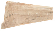 Rough Sawn Wood Slab "Bing 58 Cherry"  24 x minimum 6 x 1.25"  (approx 1.5 bdft)