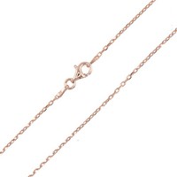 Cavill 925Er Sterling Silber Ankerkette Damen 60 Cm RoséVergoldet Elegant Modern