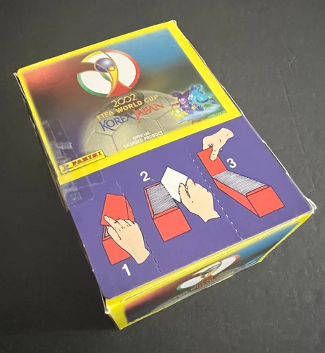 Panini Corea e Giappone 2002 World Cup box 100 pacchetti bustine bustine edizione rara