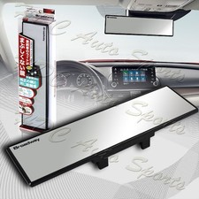Universal Broadway 300mm Wide Flat Interior Clip On Rear View Clear Glass Mirror