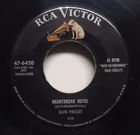 Elvis Presley - Heartbreak Hotel - 1956 Rock 'n' Roll 45