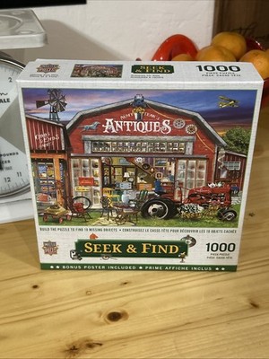 Antiques For Sale Seek & Find Chris Bigelow 1000 pc 26.75'' X 19.25'' MasterPieces