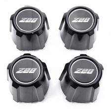 4pc Black White 15 Aluminum Wheel Center Cap Fits 1982-1992 Z28