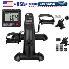 Mini Exercise Bike, Under Desk Bike Pedal Exerciser Portable Foot Cycle Arm &...