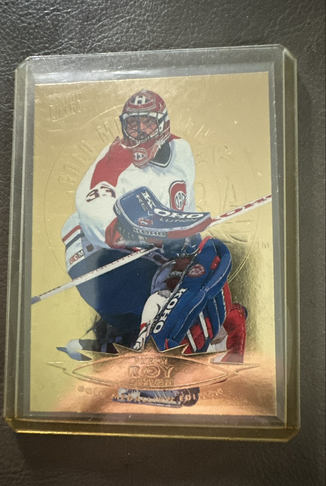 1995-96 Fleer Ultra - Patrick Roy #83 Gold Medallion Edition