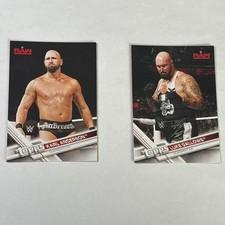 2017 Topps Wwe Luke Gallows And Karl Anderson 2 Card Lot Good Bros Bullet Club