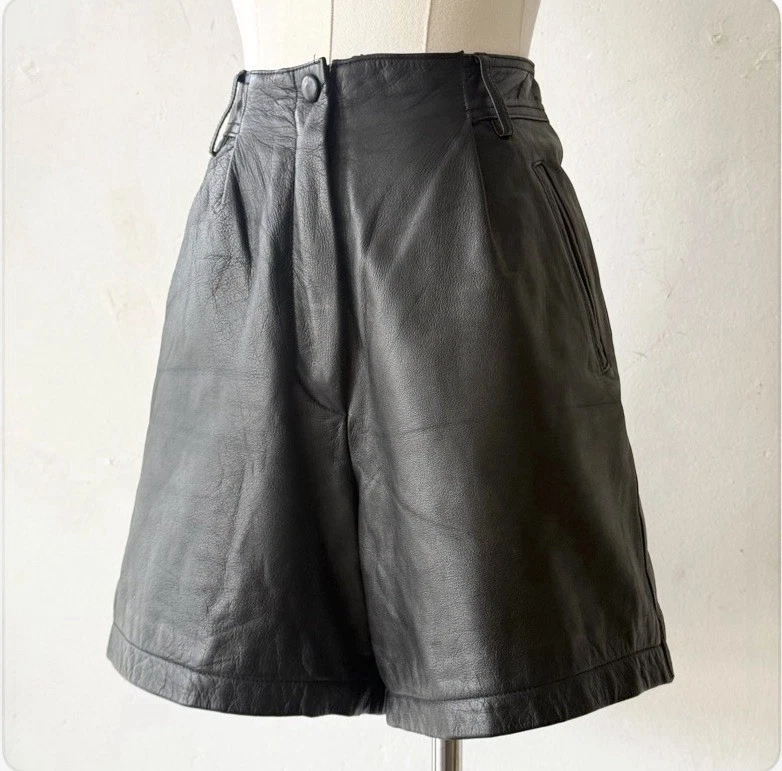 Leather 1980s Vintage Shorts for Women for sale | eBay