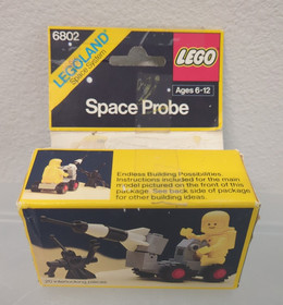 Vintage Near Mint LEGO Space Set 6802 Space Probe Complete w/ Box, Manual