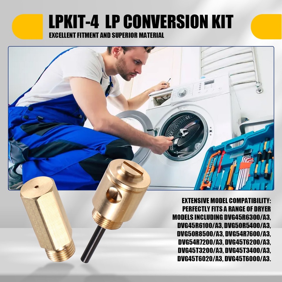 LPKIT-4 LP Conversion Kit LPKIT-4/XAA Dryer Replacement Kit Dryer1881 ...