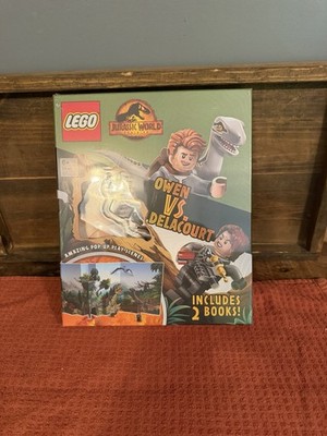 LEGO Jurassic World Dominion Owen Vs Delacourt Pop Up Book Set Sealed