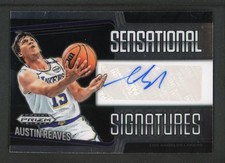 2024-25 AUSTIN REAVES AUTO PANINI PRIZM BLACK SENSATIONAL SIGNATURES AUTOGRAPHS