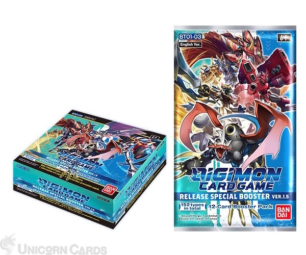 Digimon Card Game - Release Special Booster Display :: Ver.1.5 :: BT01-03 ::