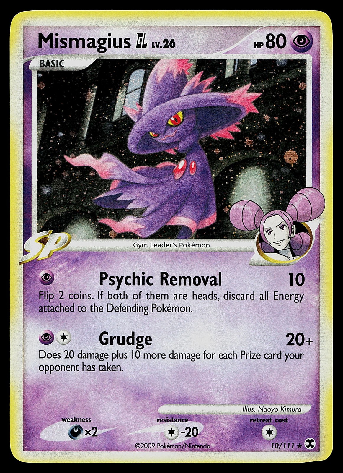 Pokemon Card - Mismagius GL Rising Rivals 10/111 Holo Rare