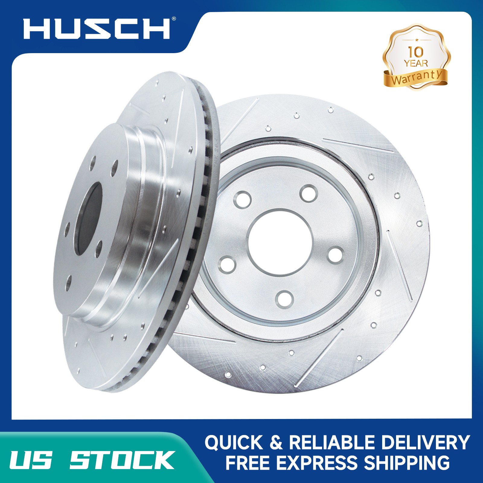 Front Brake Rotors Discs for DODGE DURANGO 2004 - 2009