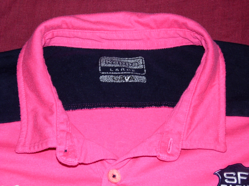Polo(No Maillot)De Rugby Staff Du Stade Français Porté Saison 2020/2021 Taille L - Photo 5/7