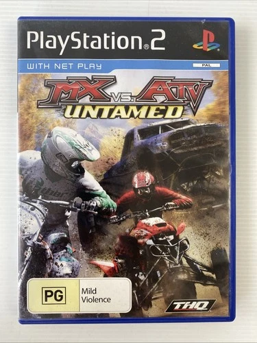 MX vs ATV Untamed - Playstation 2 PS2 NO Manual - Very Good Condition