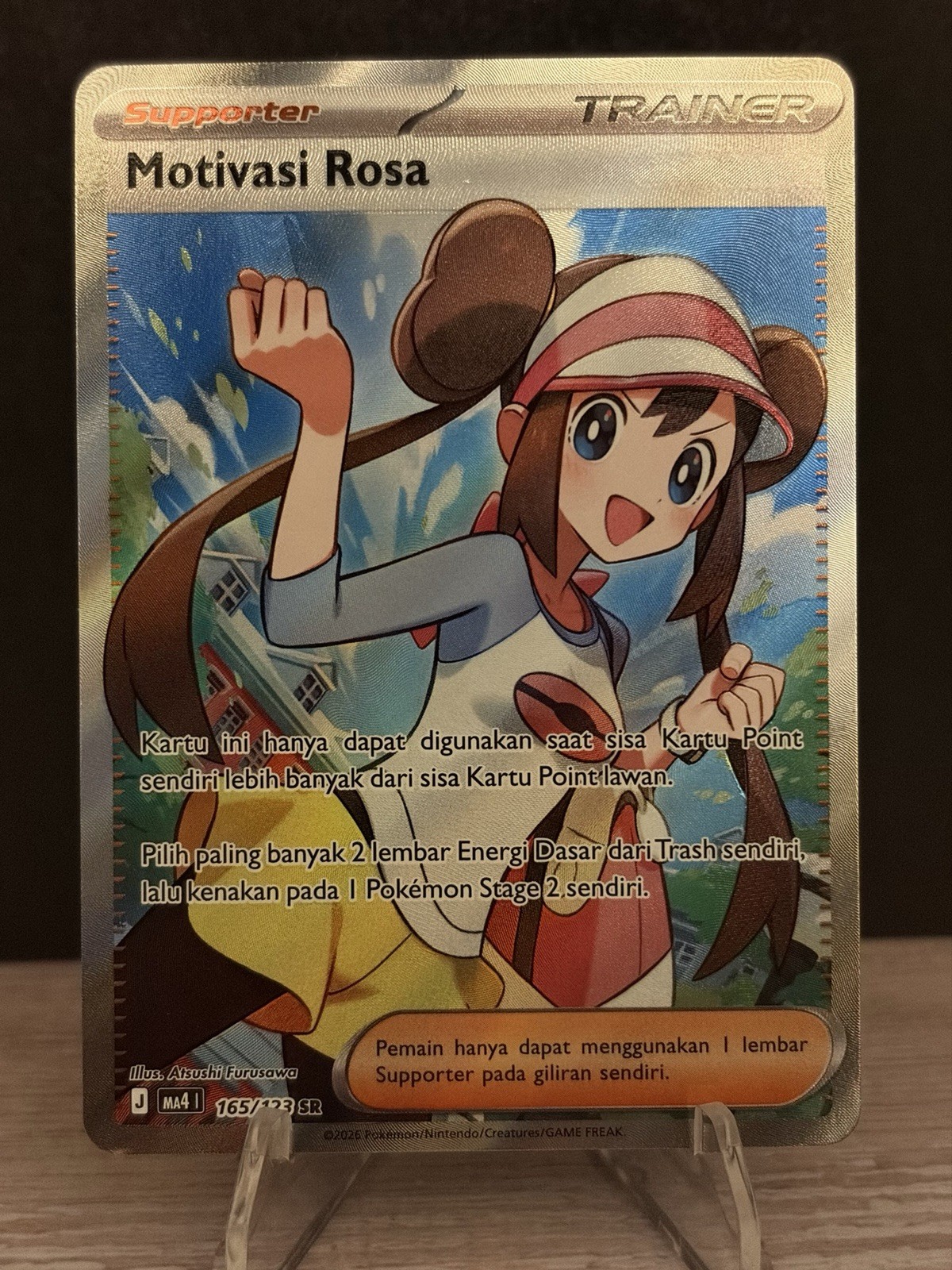 Pokemon Indonesia Rosa's Encouragement - 165/123 SAR Nihil Zero.