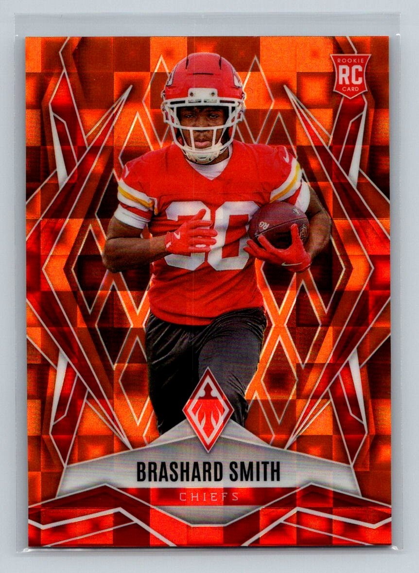 Brashard Smith 2025 Panini Phoenix RC Orange Pandora Prizm SP #/189 #242