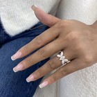 1.8ct Marquise Fashion Ring Rose Gold 14K Labcreated Diamond F/VS — photo 6