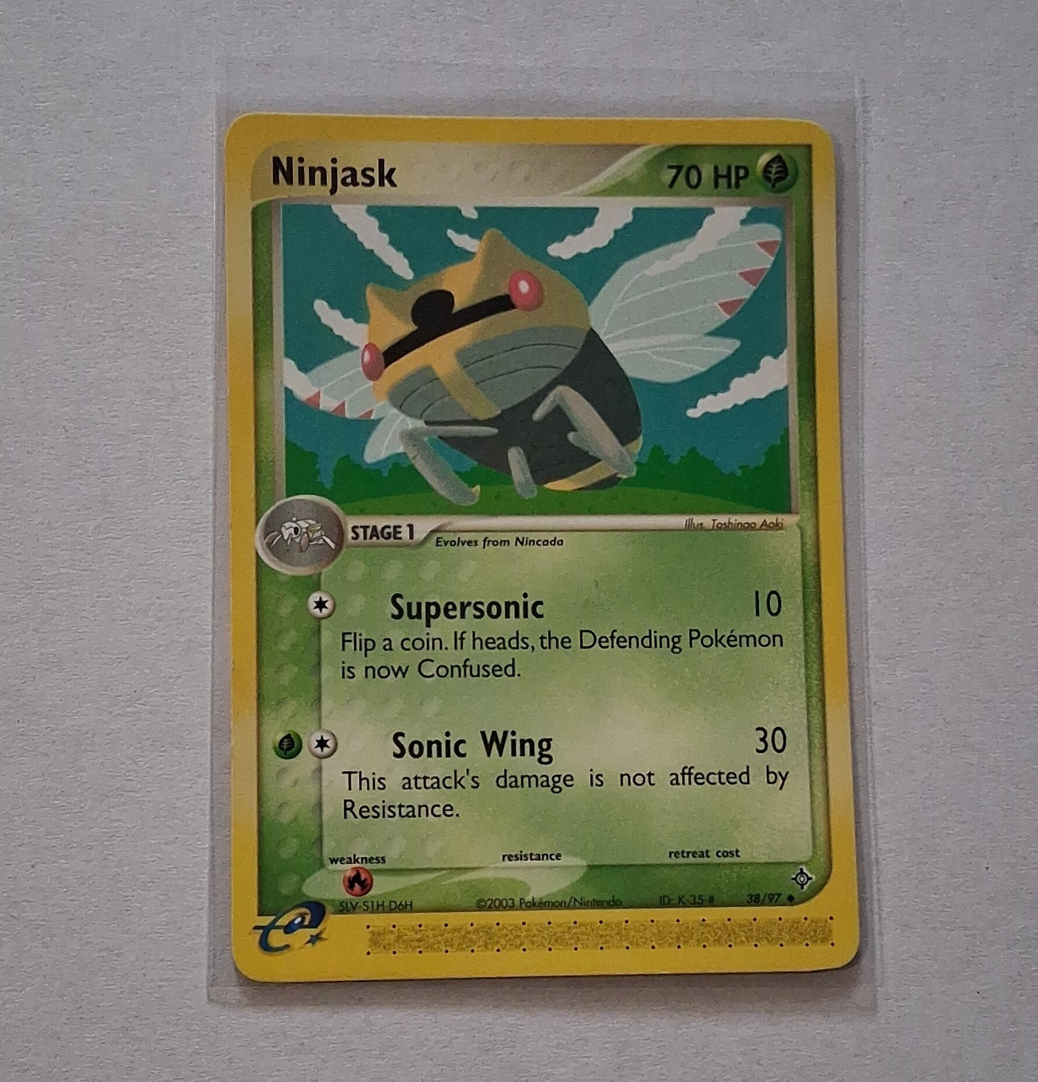 Vintage Pokemon Ninjask 38/97 EX Dragon 2003 Uncommon 70 HP English