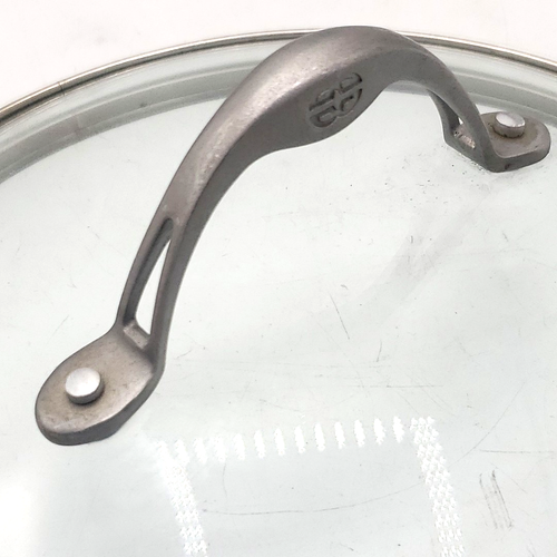 Calphalon 8,5" Coperchio per Pentola/Pentola in Acciaio Inox e Vetro, Manico Spaccato, 5003 - Foto 8 di 10