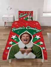 Elf Christmas Duvet Cover Bedding Single Set - Officially Licensed