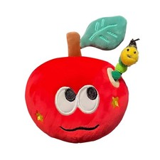 Langer Wurm-Apfel-Plüschtier überrascht mit...