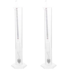2 Sets Laboratory Hydrometer Bartender Pour Test Kit Proofing for Kitchen