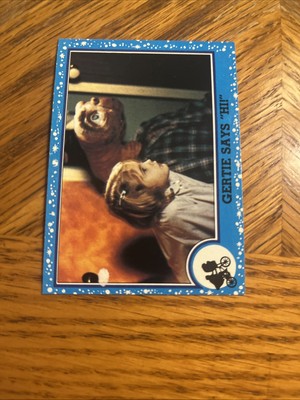 1982 Topps ET The Extra Terrestrial #20 Gertie Says ''Hi!'' Drew Barrymore RC