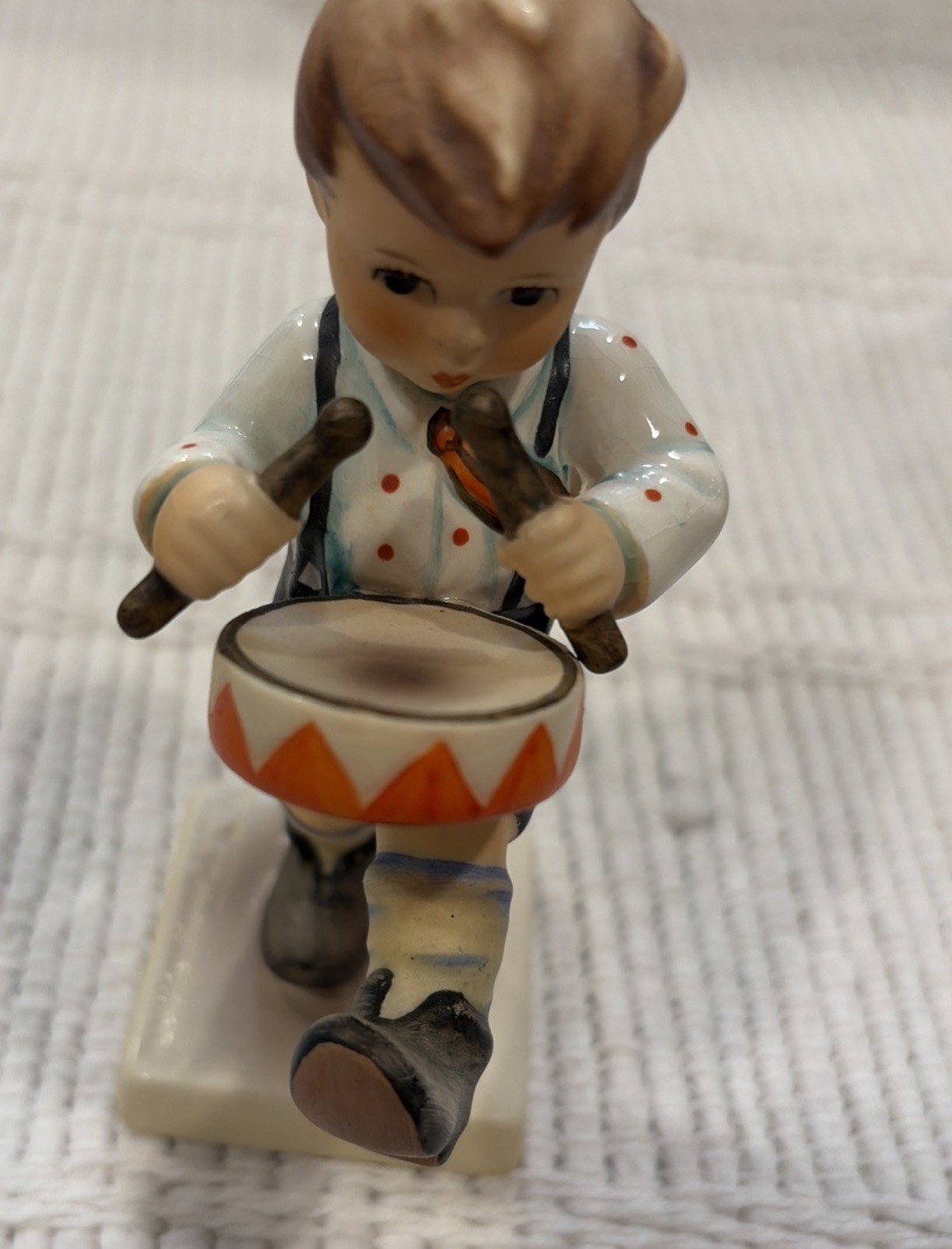 Goebel Hummel Little Drummer Hand Painted Multicolor Porcelain Figurine