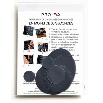 PRO FIX Reparatursätze für Daunenjacken | vorgeschnitten, selbstklebend, Imper...