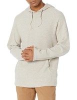 Herren Kapuzenpullover Xl Tall Haferbeige Meliert Thermo Flammgarn Amazon