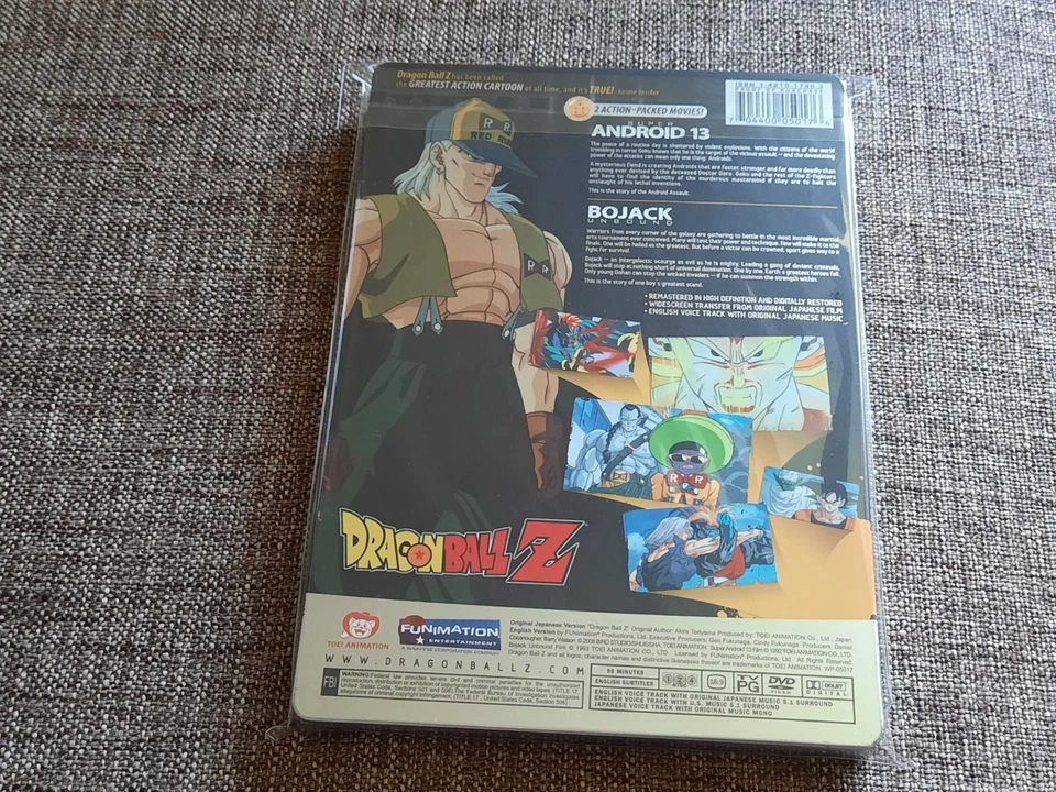DRAGON BALL Z: SUPER ANDROID 13 / BOJACK UNBOUND DVD Steelbook USA Dragonball - Bild 2 von 3