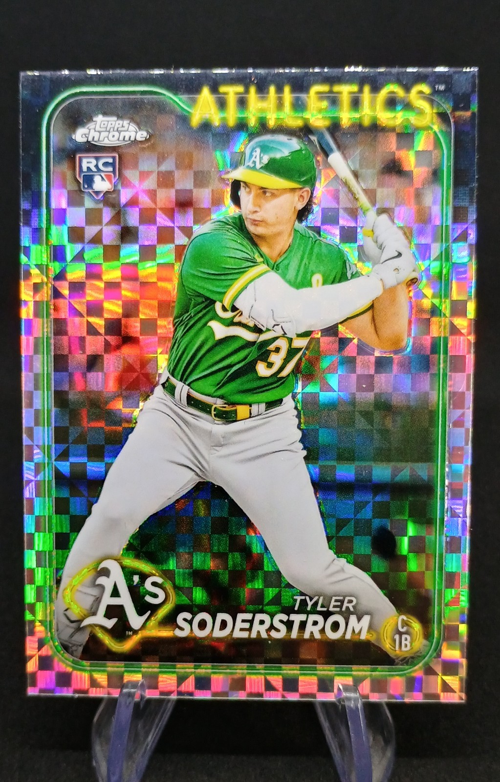2024 Topps Chrome - Tyler Soderstrom #298 X-Fractor (RC)