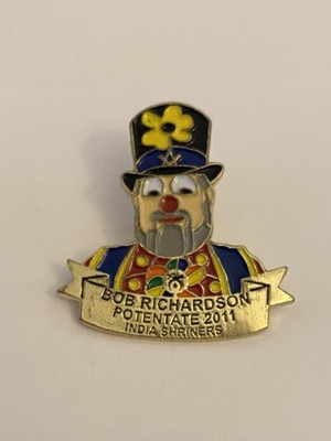 Shriners India Bob Richardson Potentate 2011 Lapel Pin P164