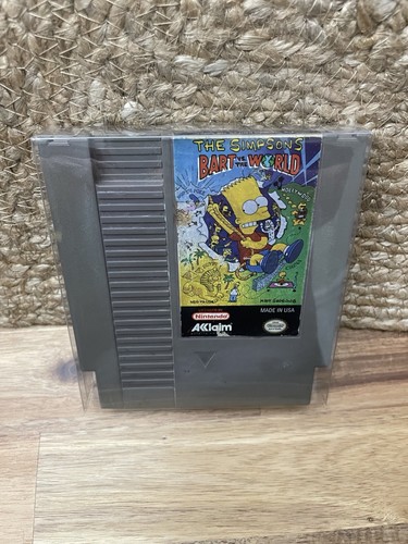 The Simpsons: Bart vs. the World (Nintendo, NES, 1991) GEREINIGT & KOMPLETT GETESTET!!!