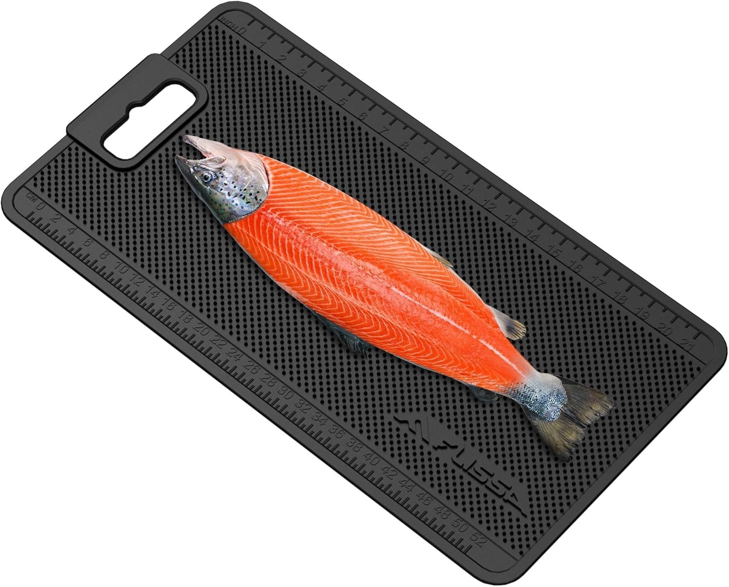 Durable Fish Fillet Mat 24 x 13 Silicone Surface for Safe Fish Preparation