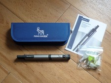 Injektionsspitze Novopen 3 SILBER im ETUI + Pennadeln + Deutscher Anleitung