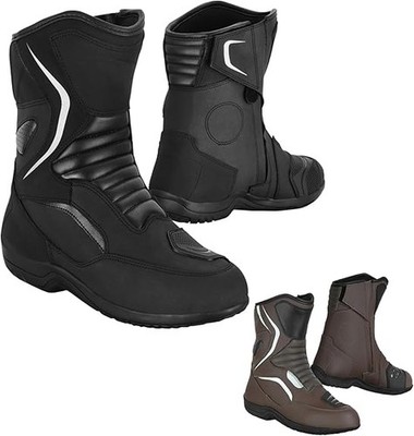 Motorcycle Riding Boots Original Leather Waterproof Motorbike Shoes Anti-Slip