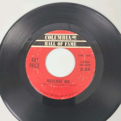 Ray Price Heartaches By The Number Release Me 45 rpm Record Vinyl Country