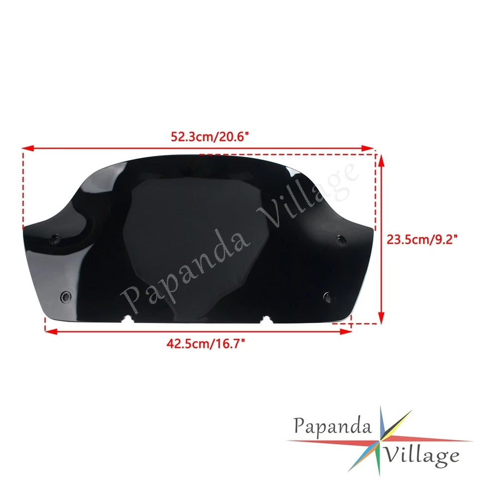 For Harley Street Glide FLHX 2024-25 FLHXSE 2023-25 Headlight Fairing Windshield - Image 4 of 4