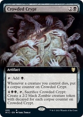LP - Crowded Crypt (Extended Art) - 55 - Commander: Innistrad: Midnight Hunt