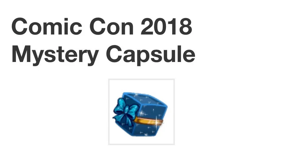 Neopets SDCC 2018 cápsula misteriosa + código de avatar - Imagem 3 de 4