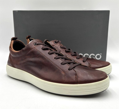 Ecco SOFT 7 WHISKY/CASHMERE Men's NEW Lace-Up Shoes Brown US Size 9-9.5