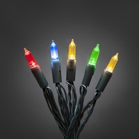 Konstsmide Weihnachtsbeleuchtung LED Minilichterkette 120 Bunte Dioden